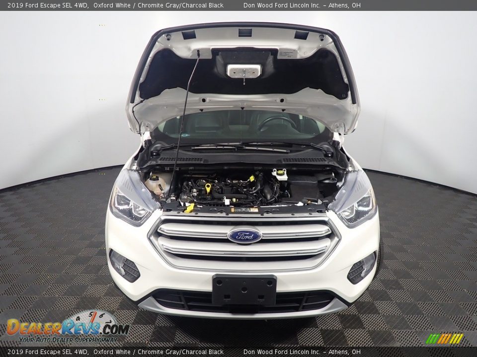 2019 Ford Escape SEL 4WD Oxford White / Chromite Gray/Charcoal Black Photo #6