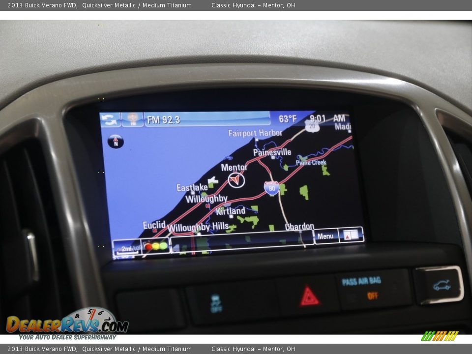 2013 Buick Verano FWD Quicksilver Metallic / Medium Titanium Photo #12