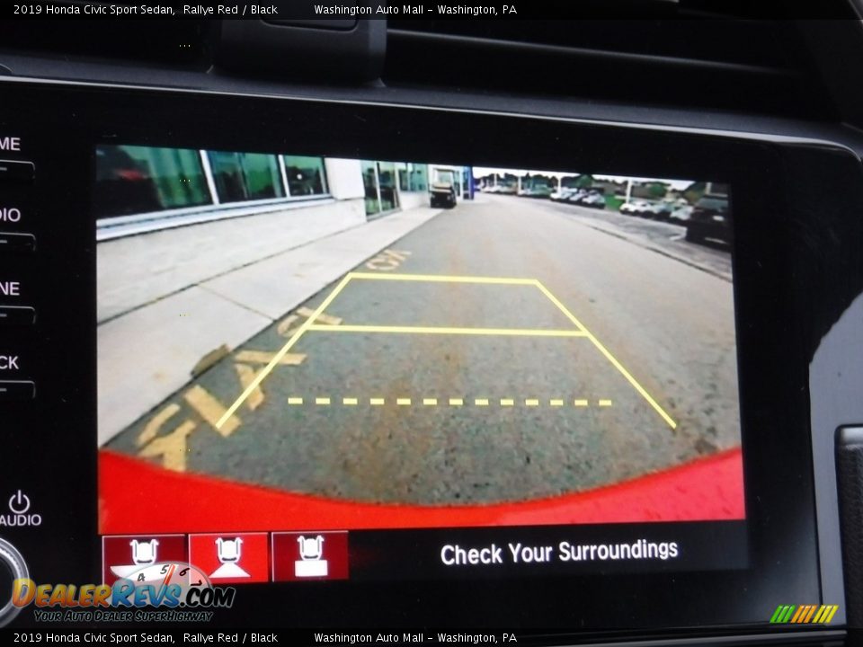 2019 Honda Civic Sport Sedan Rallye Red / Black Photo #18