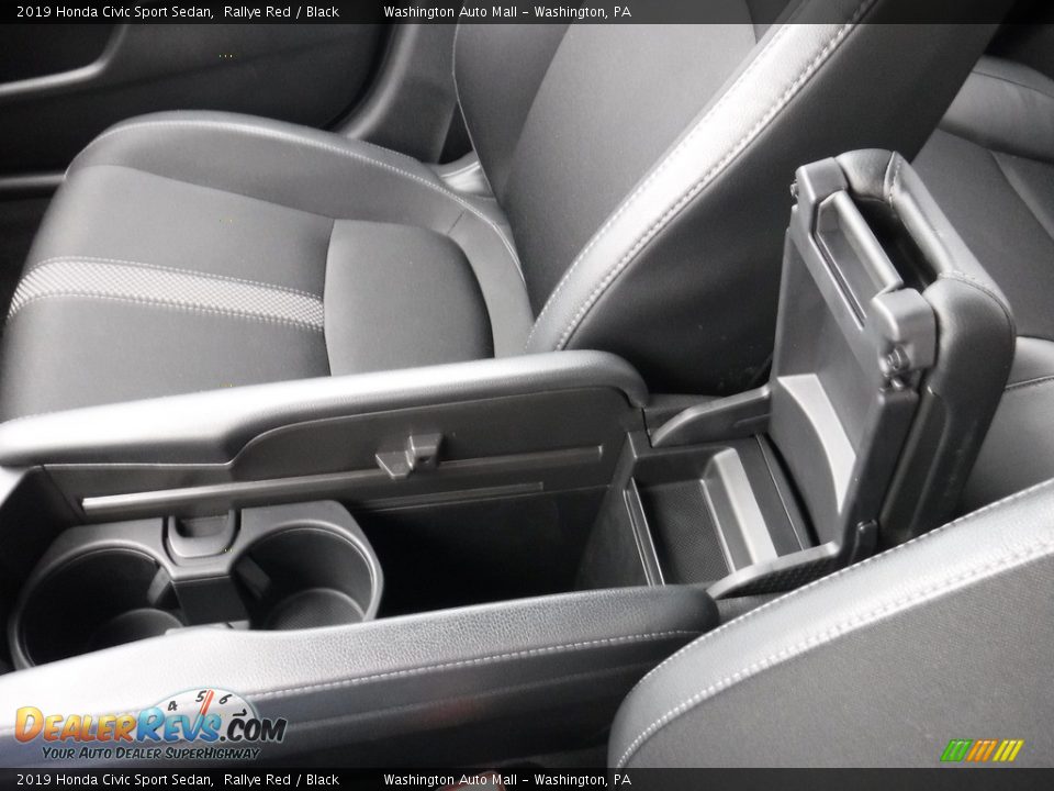 2019 Honda Civic Sport Sedan Rallye Red / Black Photo #19