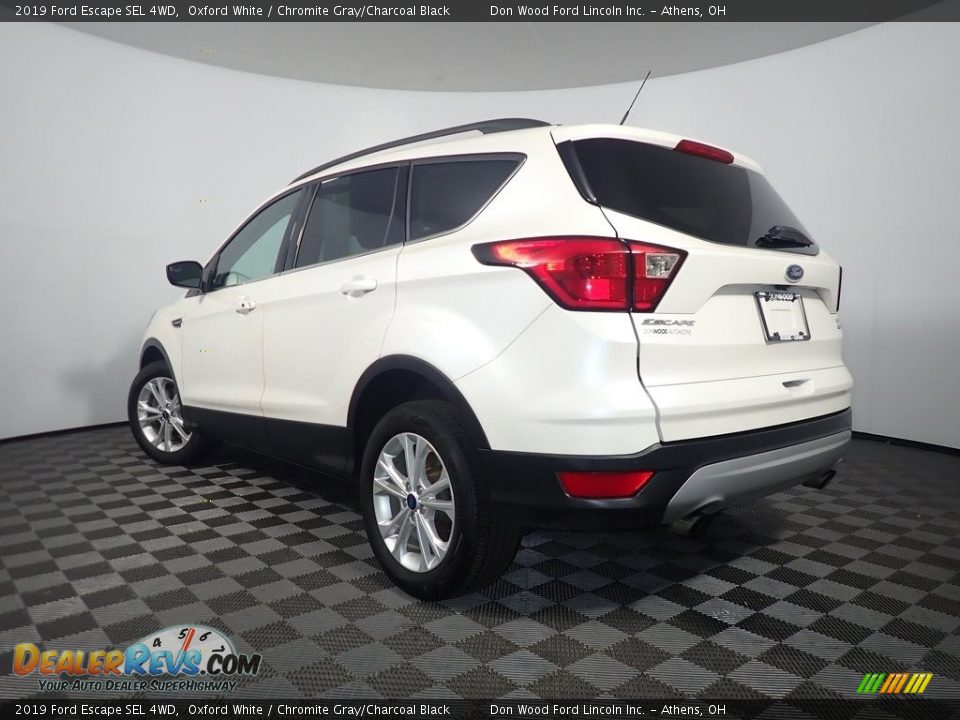 2019 Ford Escape SEL 4WD Oxford White / Chromite Gray/Charcoal Black Photo #12