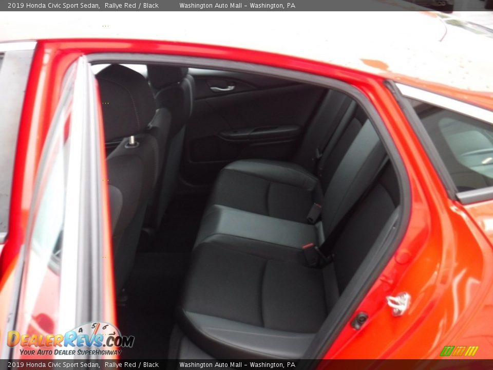 2019 Honda Civic Sport Sedan Rallye Red / Black Photo #23