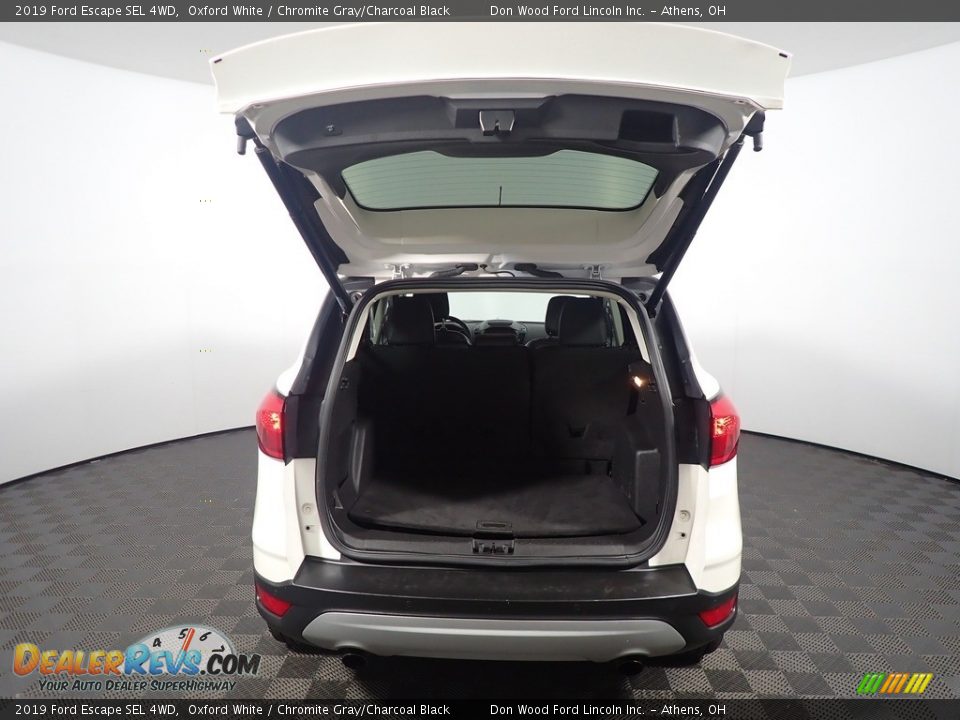 2019 Ford Escape SEL 4WD Oxford White / Chromite Gray/Charcoal Black Photo #14
