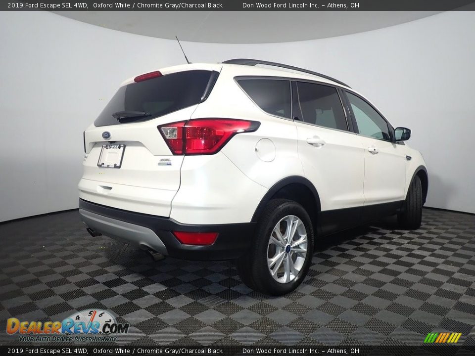 2019 Ford Escape SEL 4WD Oxford White / Chromite Gray/Charcoal Black Photo #17