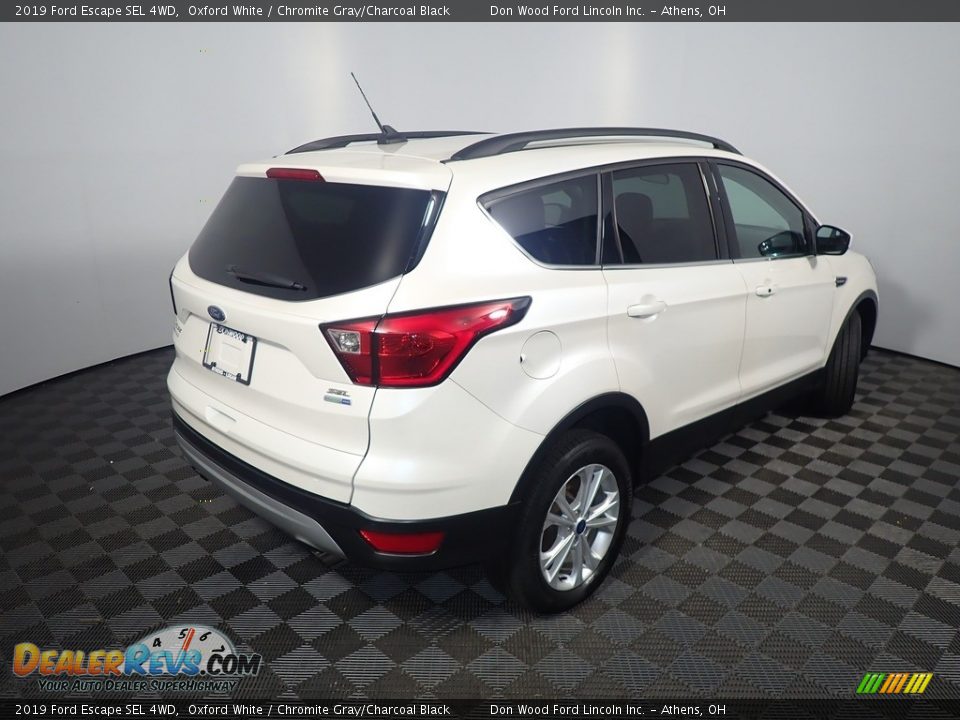 2019 Ford Escape SEL 4WD Oxford White / Chromite Gray/Charcoal Black Photo #18