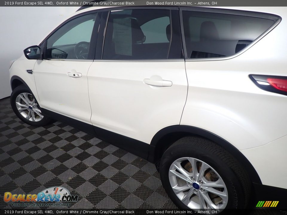 2019 Ford Escape SEL 4WD Oxford White / Chromite Gray/Charcoal Black Photo #19