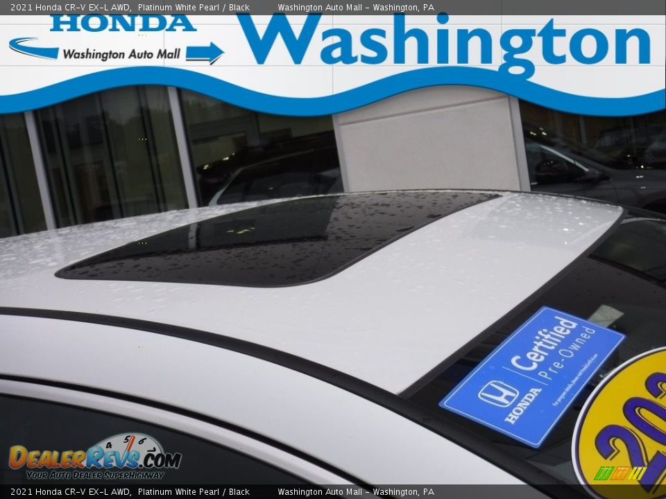 2021 Honda CR-V EX-L AWD Platinum White Pearl / Black Photo #3