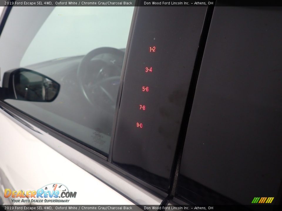 2019 Ford Escape SEL 4WD Oxford White / Chromite Gray/Charcoal Black Photo #21