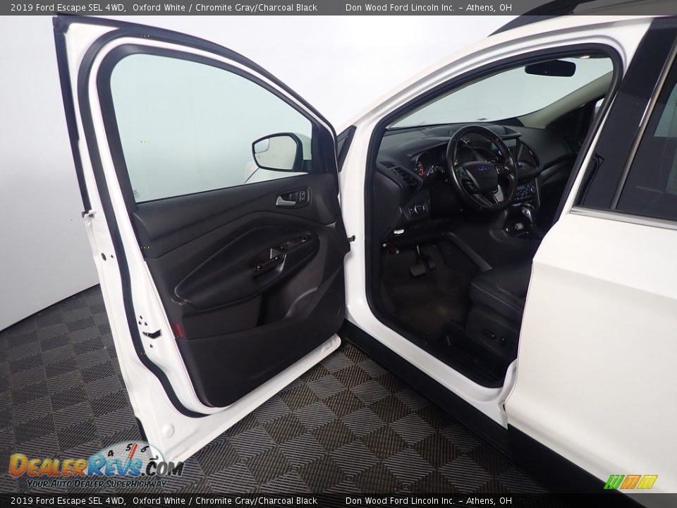 2019 Ford Escape SEL 4WD Oxford White / Chromite Gray/Charcoal Black Photo #22