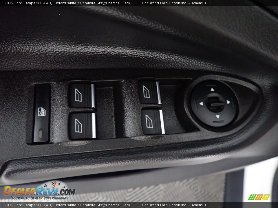 2019 Ford Escape SEL 4WD Oxford White / Chromite Gray/Charcoal Black Photo #23