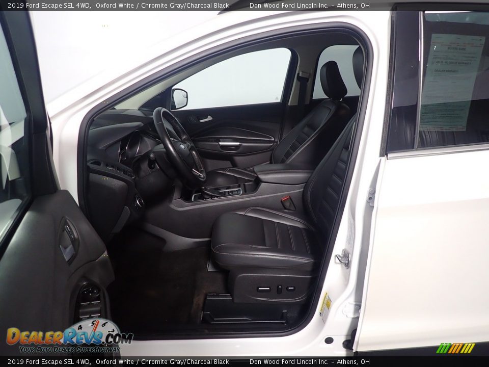 2019 Ford Escape SEL 4WD Oxford White / Chromite Gray/Charcoal Black Photo #24