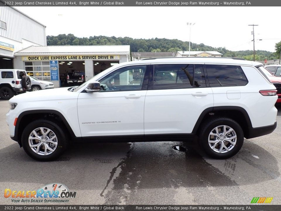 2022 Jeep Grand Cherokee L Limited 4x4 Bright White / Global Black Photo #2