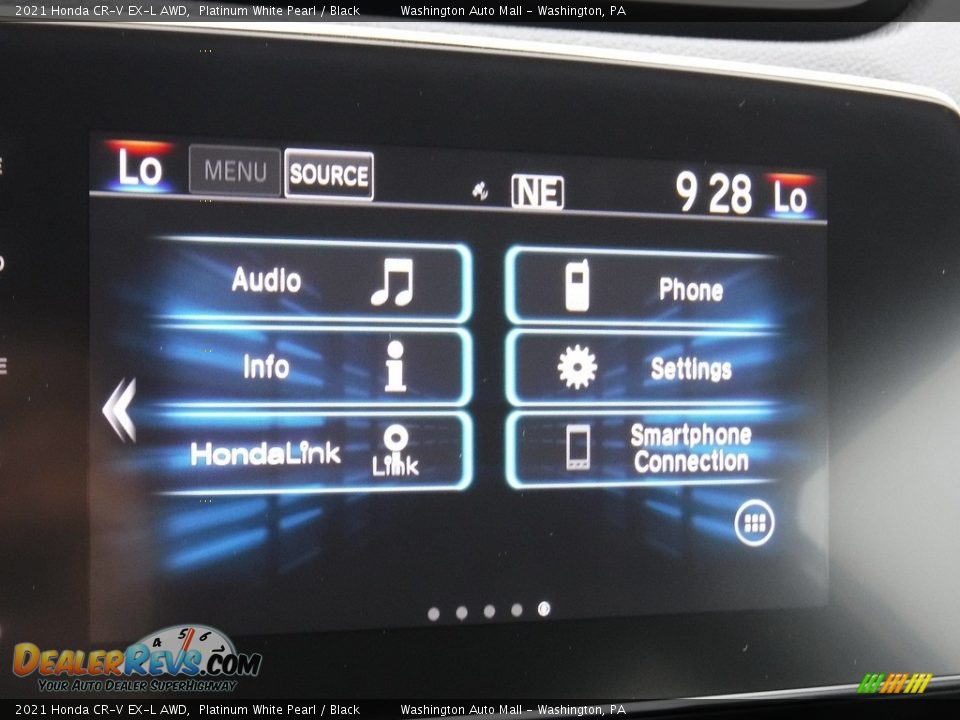2021 Honda CR-V EX-L AWD Platinum White Pearl / Black Photo #7