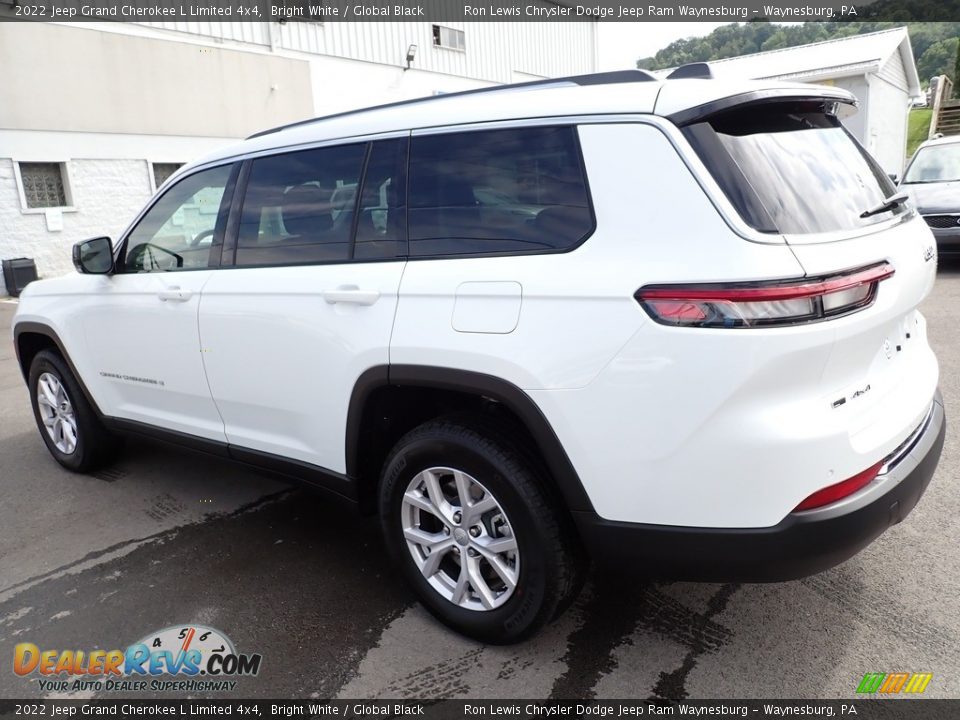 2022 Jeep Grand Cherokee L Limited 4x4 Bright White / Global Black Photo #3