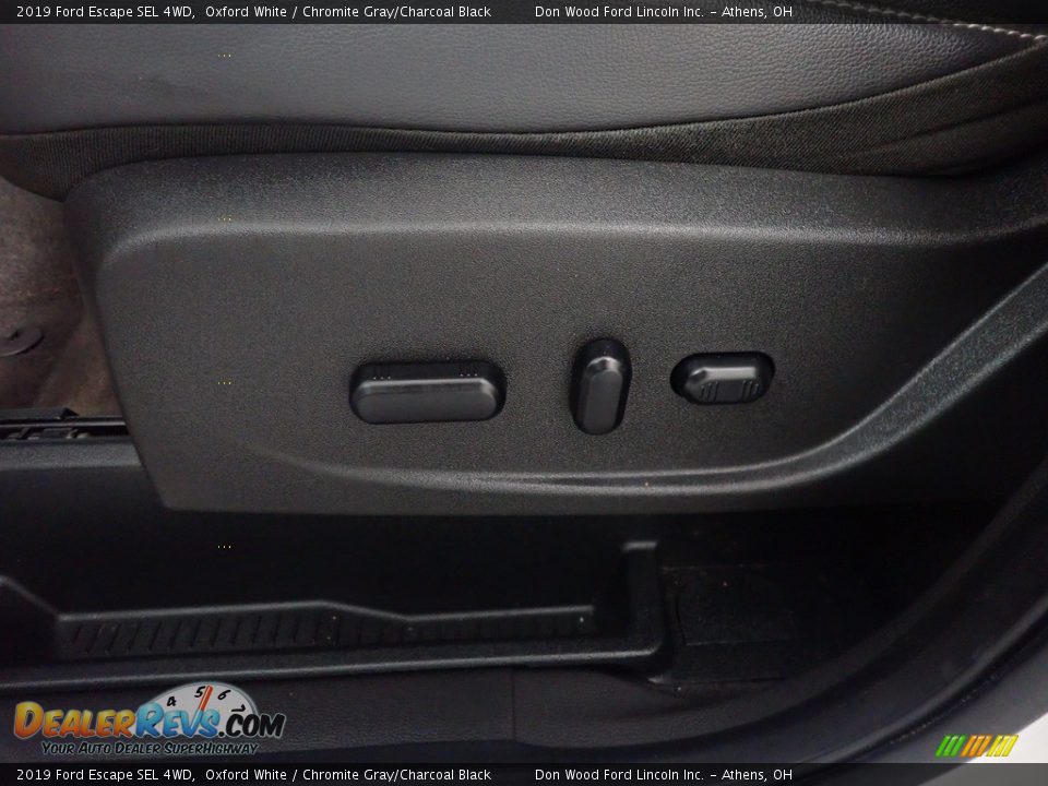 2019 Ford Escape SEL 4WD Oxford White / Chromite Gray/Charcoal Black Photo #25
