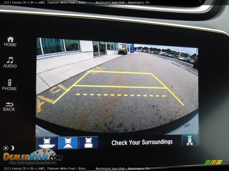 2021 Honda CR-V EX-L AWD Platinum White Pearl / Black Photo #8