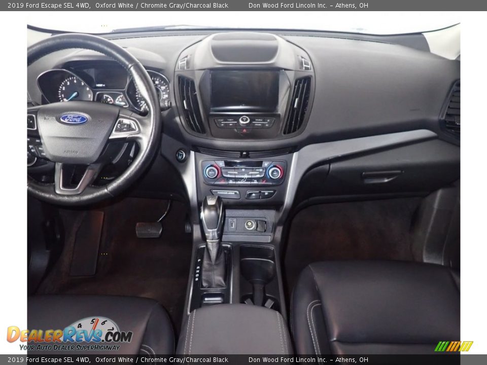 2019 Ford Escape SEL 4WD Oxford White / Chromite Gray/Charcoal Black Photo #27