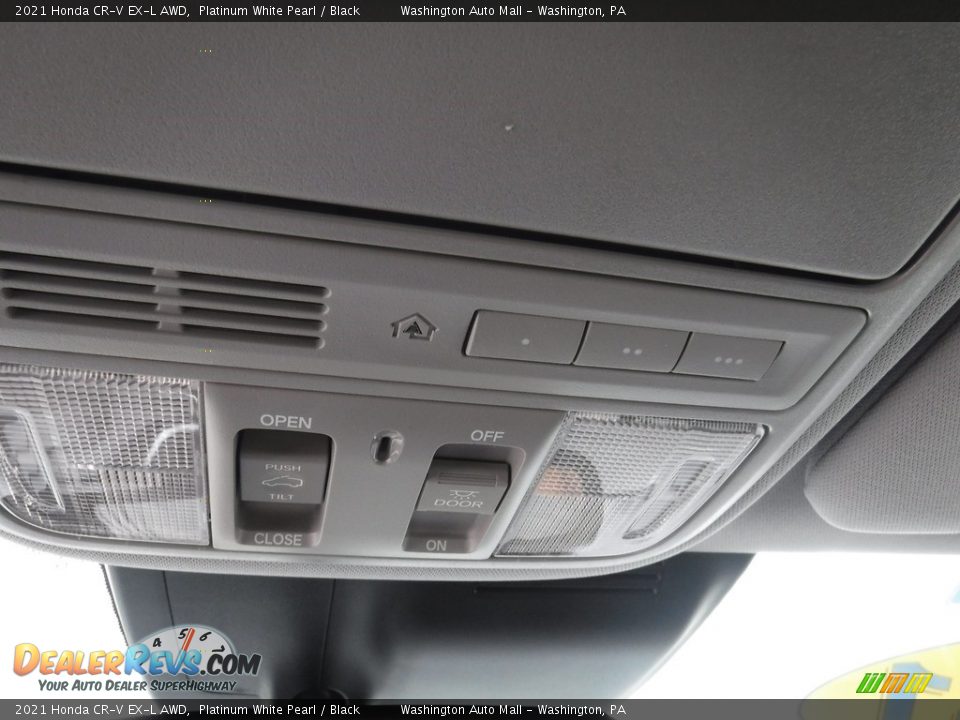 2021 Honda CR-V EX-L AWD Platinum White Pearl / Black Photo #9