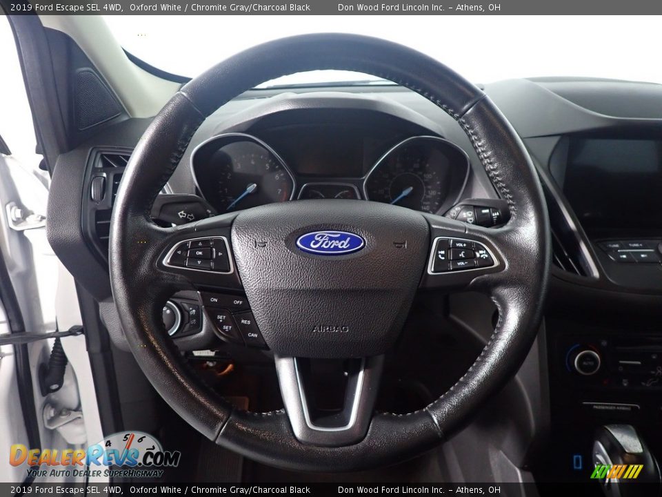 2019 Ford Escape SEL 4WD Oxford White / Chromite Gray/Charcoal Black Photo #29
