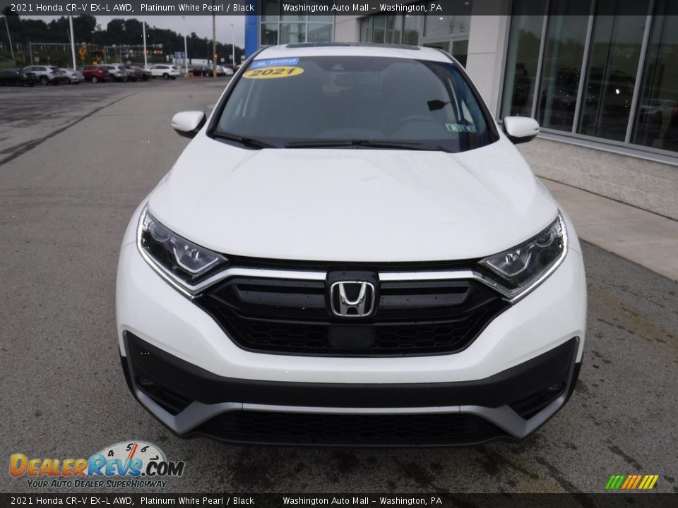 2021 Honda CR-V EX-L AWD Platinum White Pearl / Black Photo #13