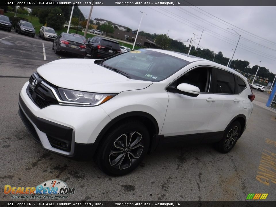 2021 Honda CR-V EX-L AWD Platinum White Pearl / Black Photo #14