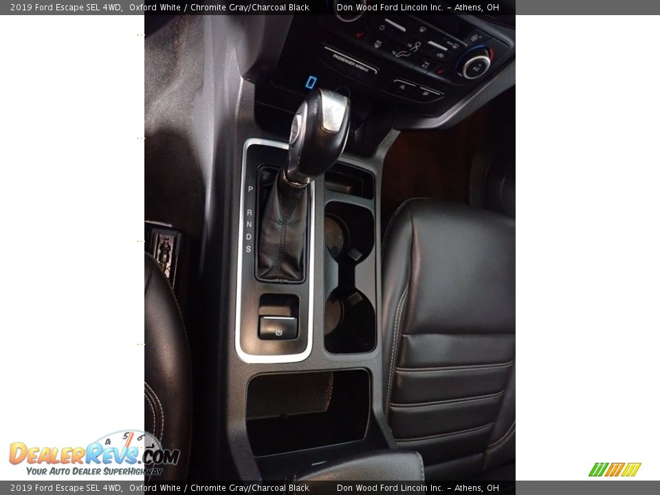 2019 Ford Escape SEL 4WD Oxford White / Chromite Gray/Charcoal Black Photo #34