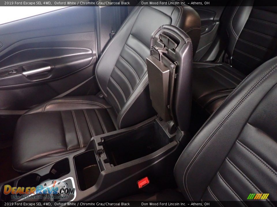 2019 Ford Escape SEL 4WD Oxford White / Chromite Gray/Charcoal Black Photo #35