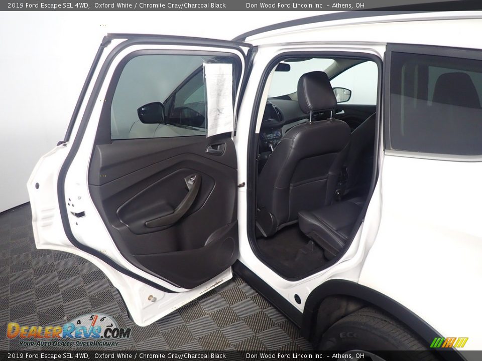2019 Ford Escape SEL 4WD Oxford White / Chromite Gray/Charcoal Black Photo #36