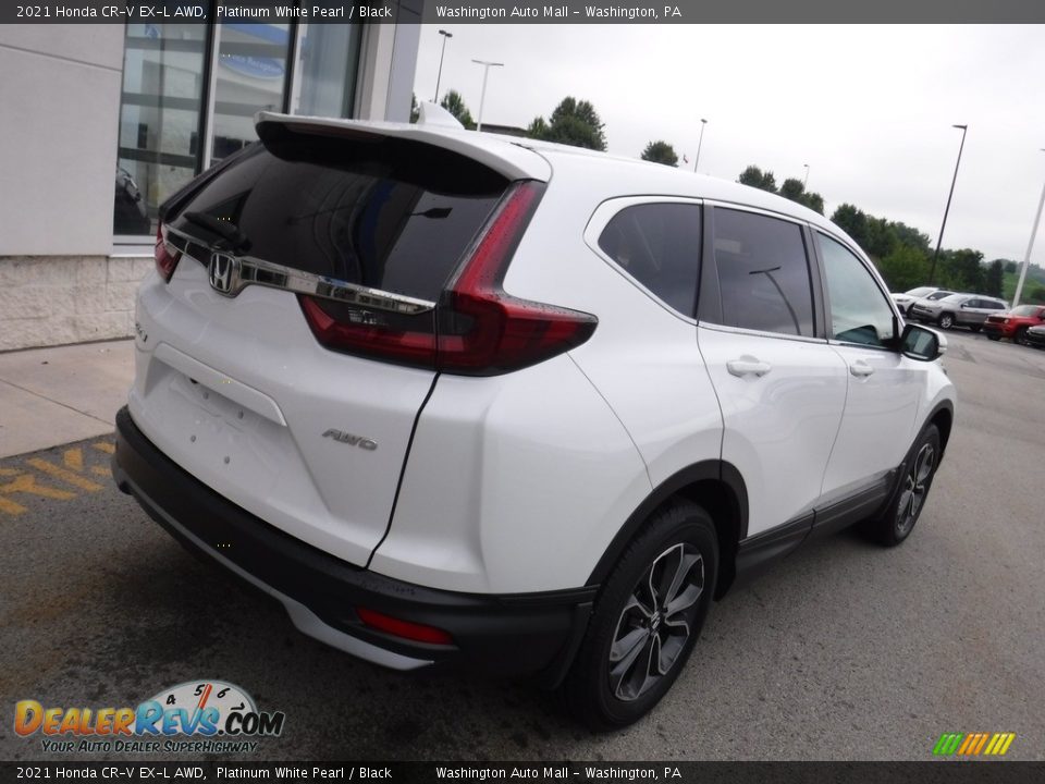 2021 Honda CR-V EX-L AWD Platinum White Pearl / Black Photo #18