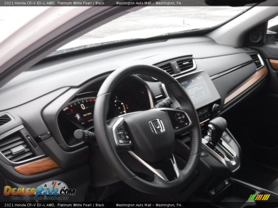 2021 Honda CR-V EX-L AWD Platinum White Pearl / Black Photo #21