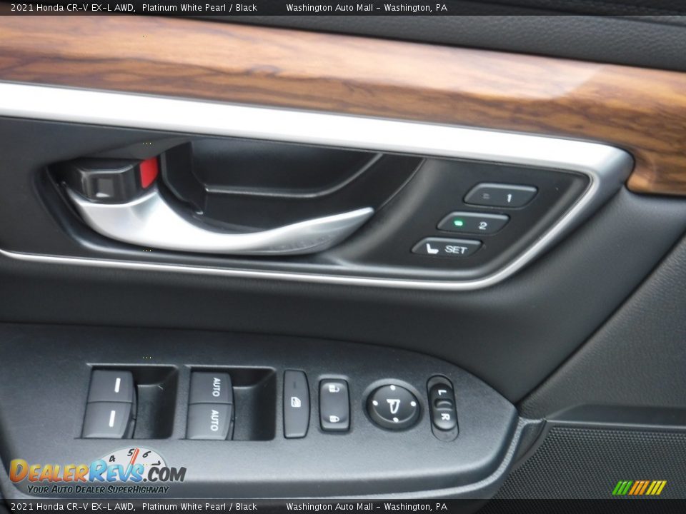 2021 Honda CR-V EX-L AWD Platinum White Pearl / Black Photo #22