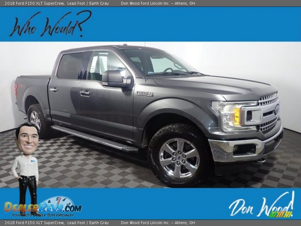 2018 Ford F150 XLT SuperCrew Lead Foot / Earth Gray Photo #1