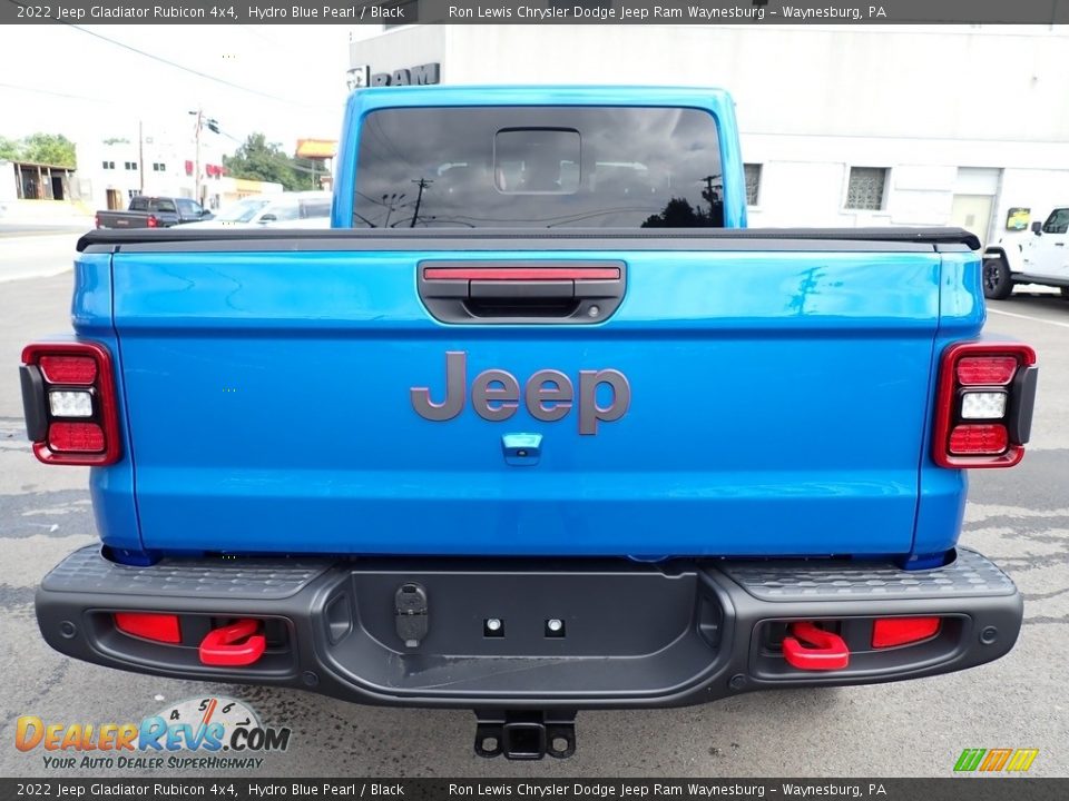 2022 Jeep Gladiator Rubicon 4x4 Hydro Blue Pearl / Black Photo #4