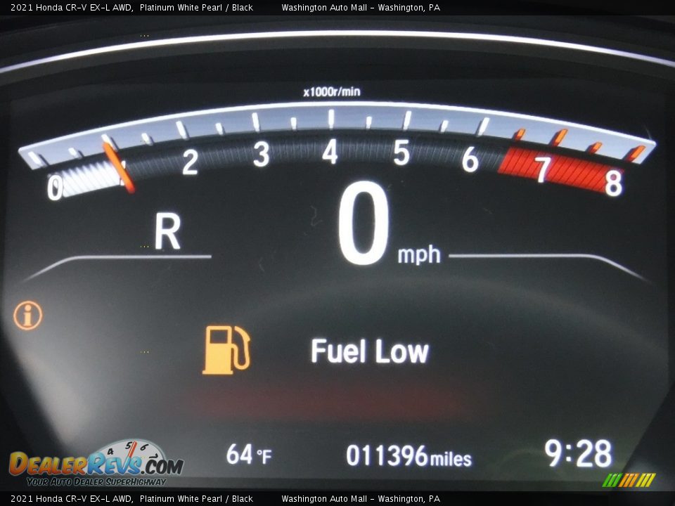 2021 Honda CR-V EX-L AWD Platinum White Pearl / Black Photo #35