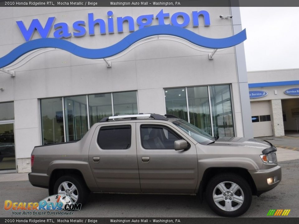 2010 Honda Ridgeline RTL Mocha Metallic / Beige Photo #2