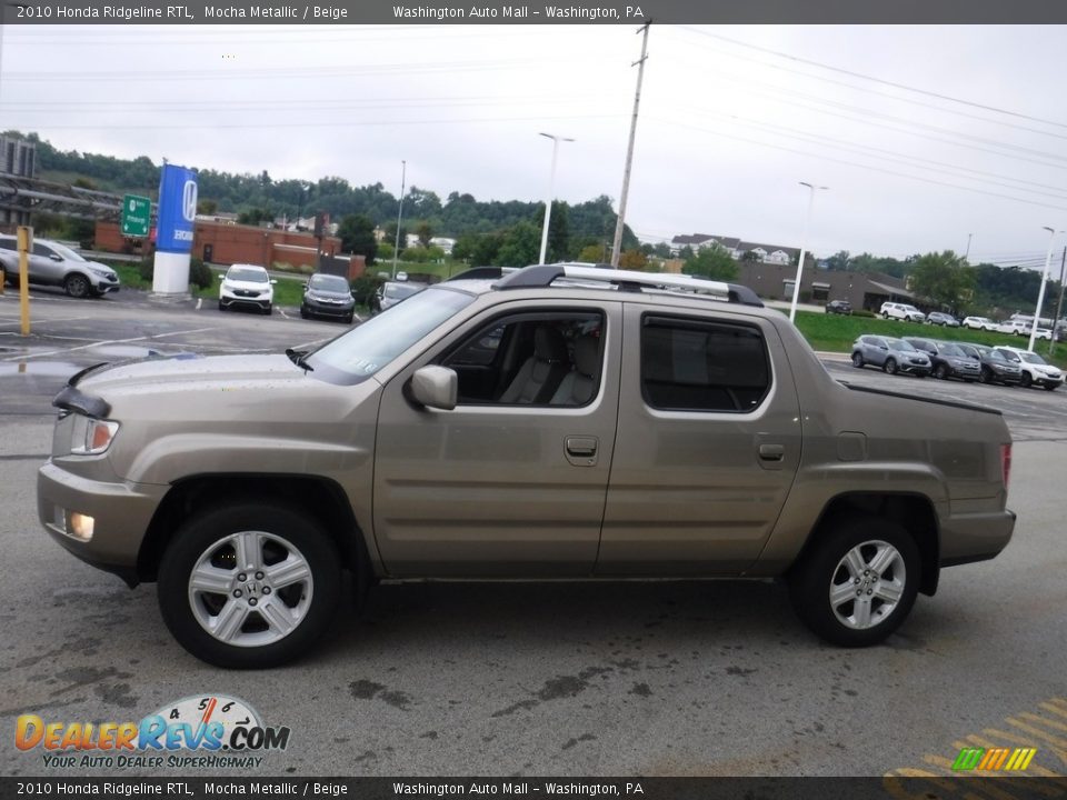 2010 Honda Ridgeline RTL Mocha Metallic / Beige Photo #8