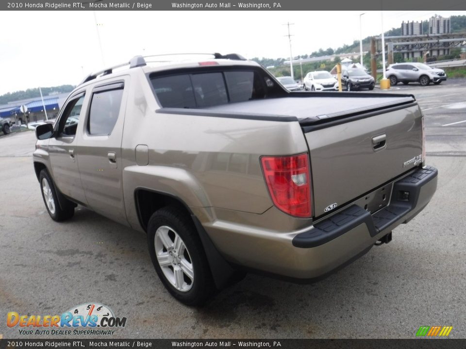 2010 Honda Ridgeline RTL Mocha Metallic / Beige Photo #9