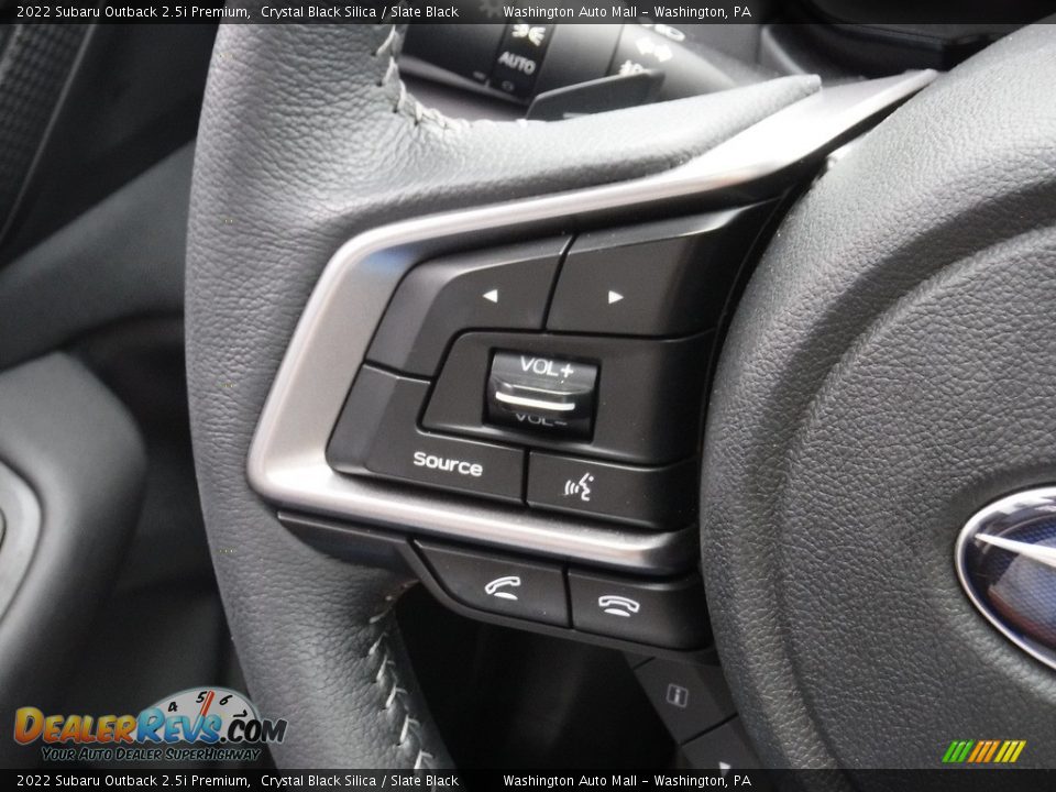 2022 Subaru Outback 2.5i Premium Crystal Black Silica / Slate Black Photo #24