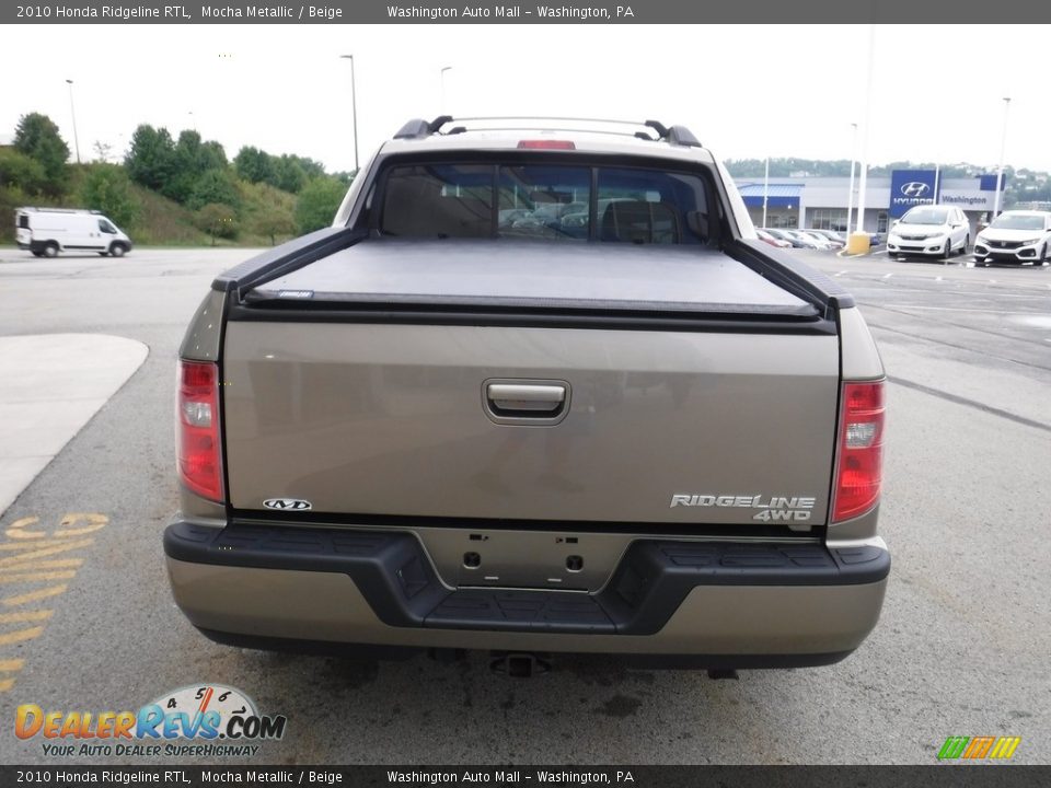 2010 Honda Ridgeline RTL Mocha Metallic / Beige Photo #10