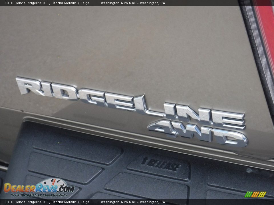 2010 Honda Ridgeline RTL Mocha Metallic / Beige Photo #12