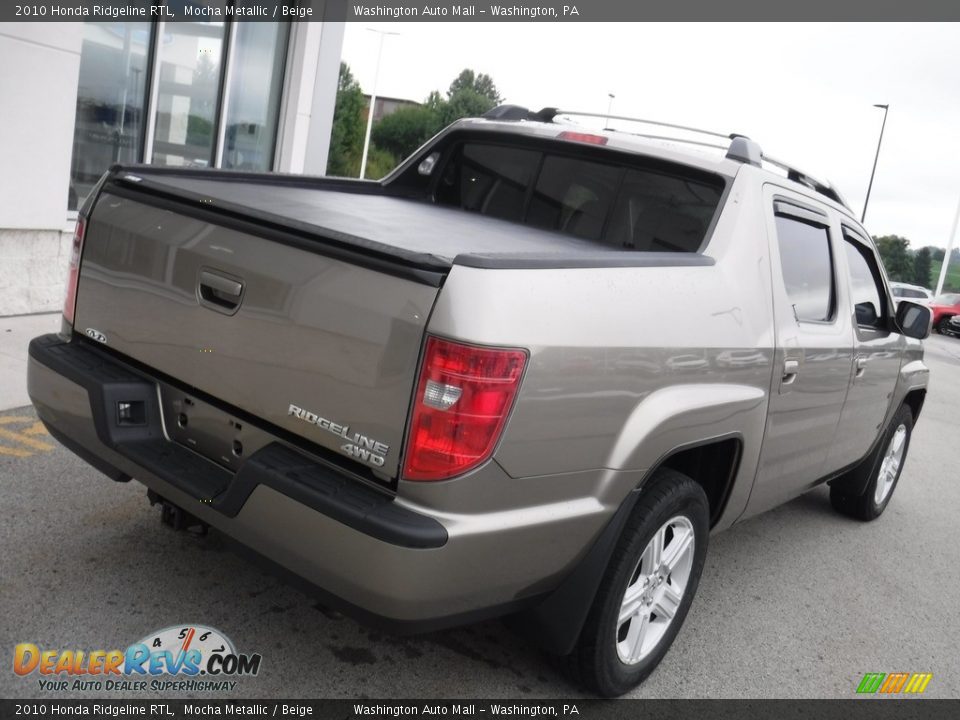 2010 Honda Ridgeline RTL Mocha Metallic / Beige Photo #13