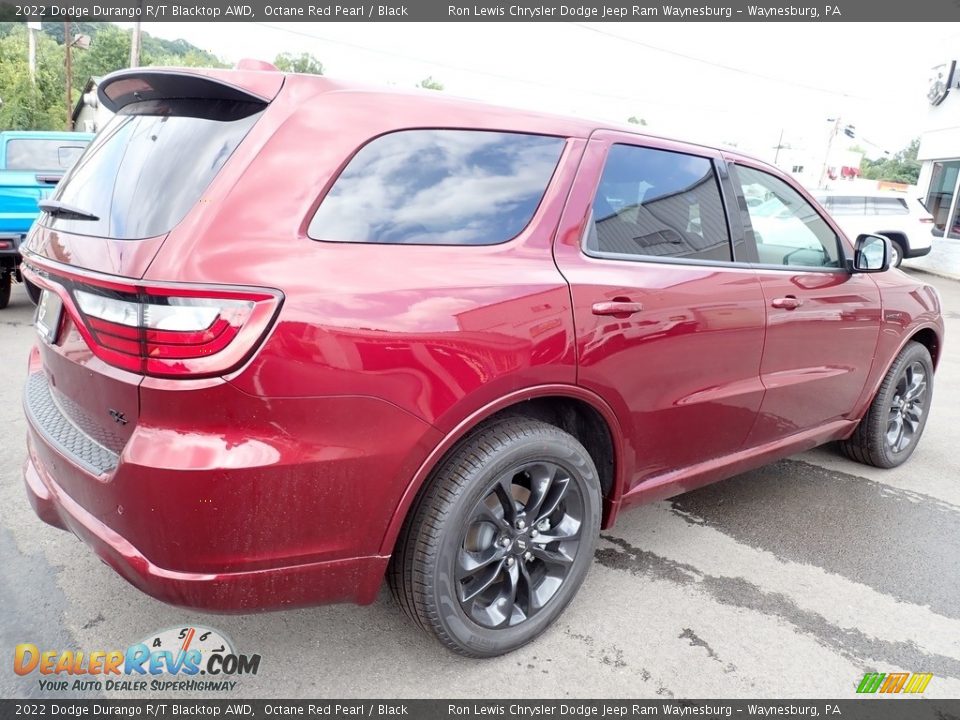 2022 Dodge Durango R/T Blacktop AWD Octane Red Pearl / Black Photo #6