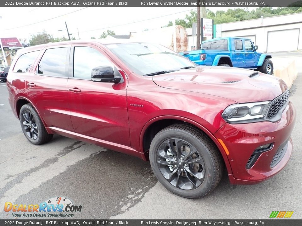 2022 Dodge Durango R/T Blacktop AWD Octane Red Pearl / Black Photo #8