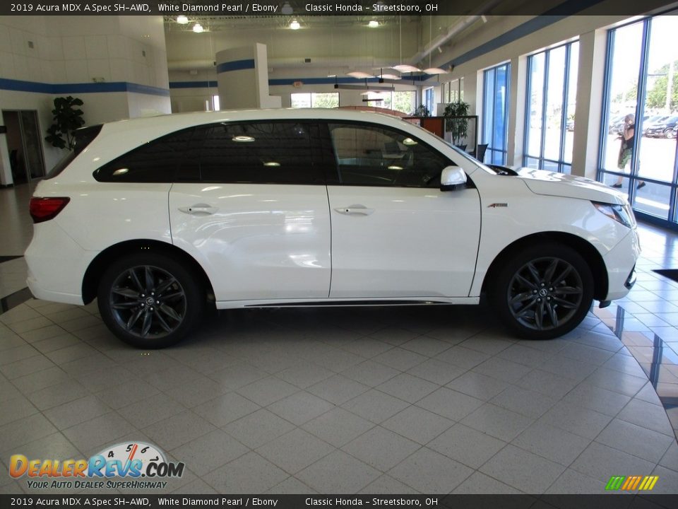 2019 Acura MDX A Spec SH-AWD White Diamond Pearl / Ebony Photo #4