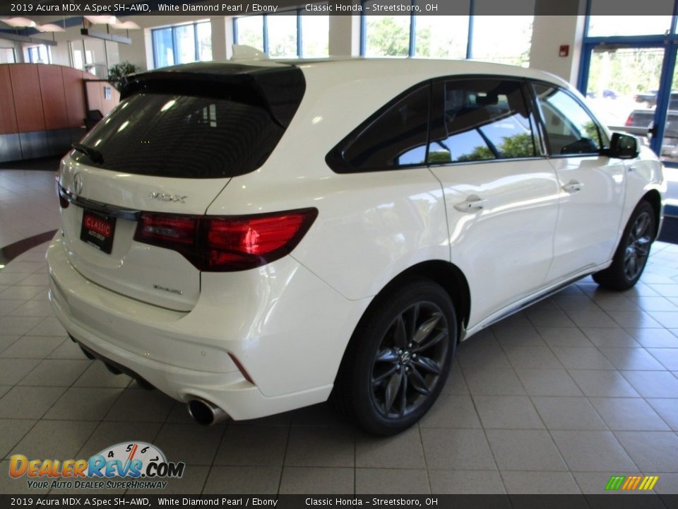 2019 Acura MDX A Spec SH-AWD White Diamond Pearl / Ebony Photo #7