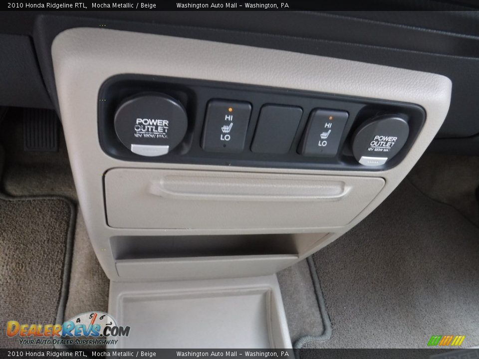 2010 Honda Ridgeline RTL Mocha Metallic / Beige Photo #28