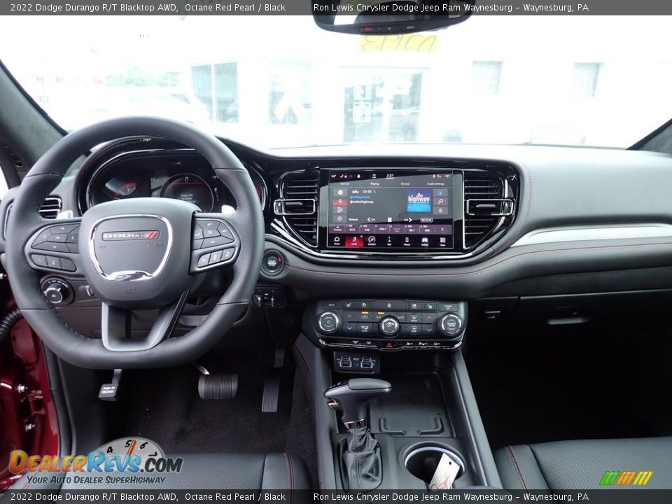 Dashboard of 2022 Dodge Durango R/T Blacktop AWD Photo #13