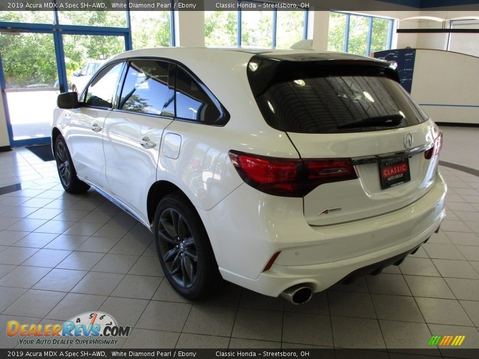 2019 Acura MDX A Spec SH-AWD White Diamond Pearl / Ebony Photo #9