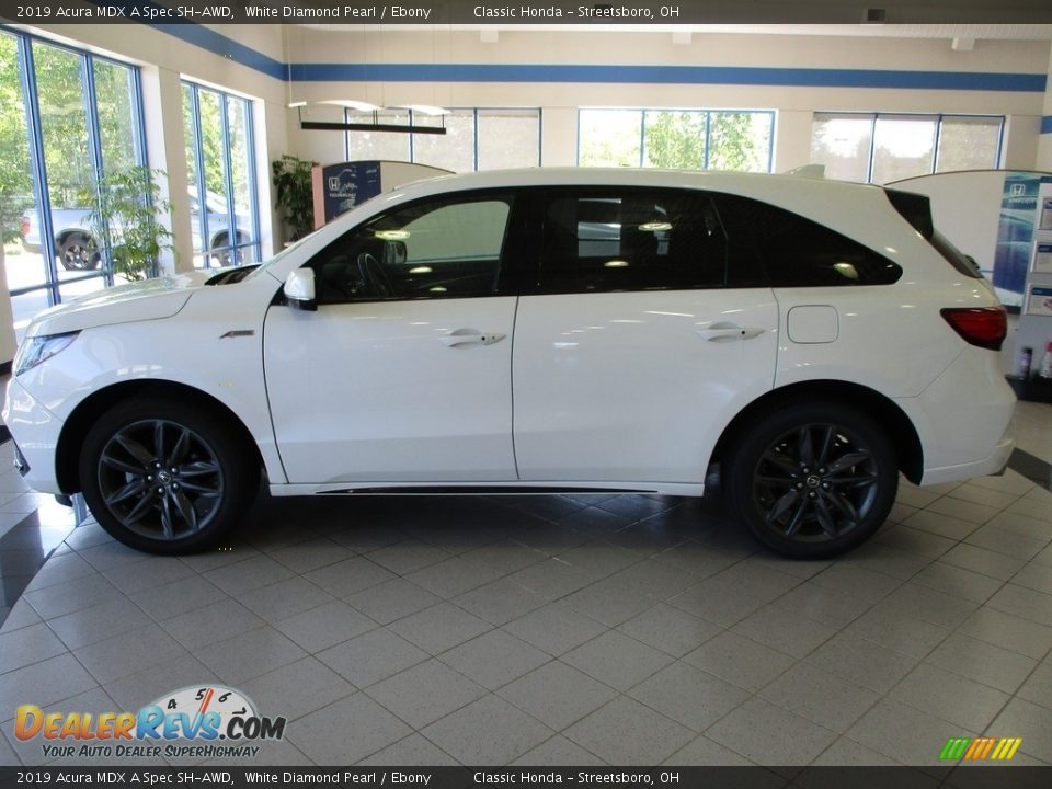 2019 Acura MDX A Spec SH-AWD White Diamond Pearl / Ebony Photo #10