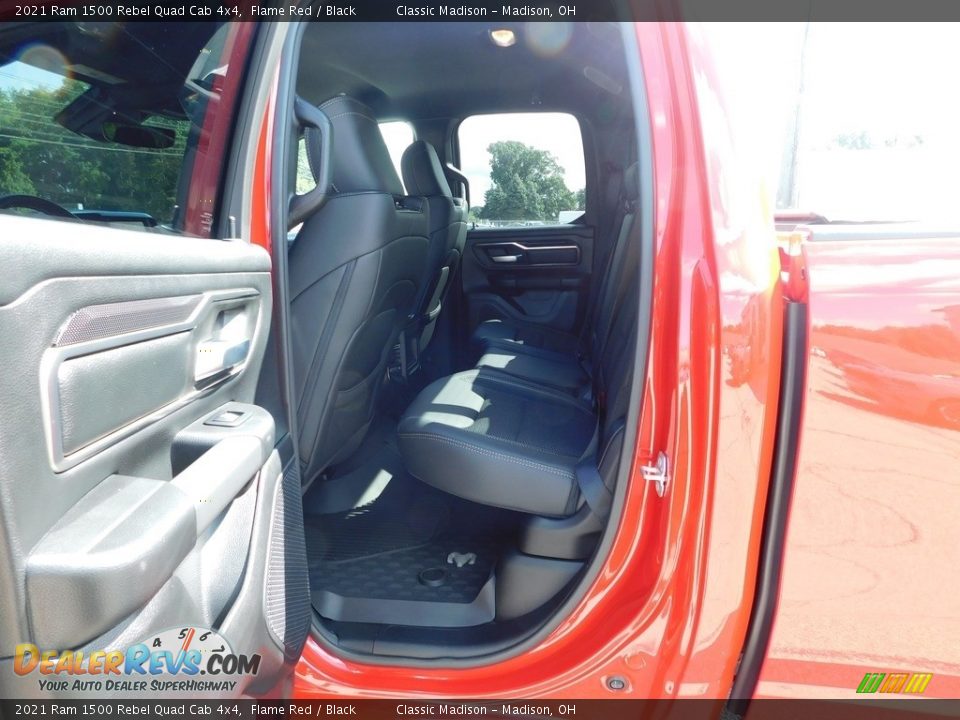 2021 Ram 1500 Rebel Quad Cab 4x4 Flame Red / Black Photo #5